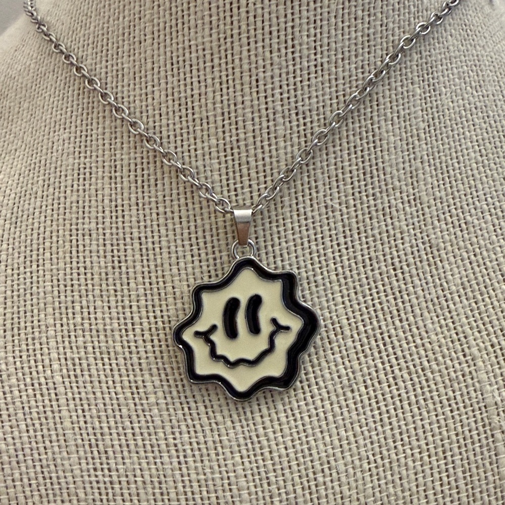 Smiley Face Pendant Necklace
